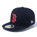 ニューエラ Kid's 59FIFTY MLBオンフィールド ボストン・レッドソックス ゲーム ネイビー 1個 New Era KIDS ACPERF BOSRED GM 23J BOSTON RED SOX