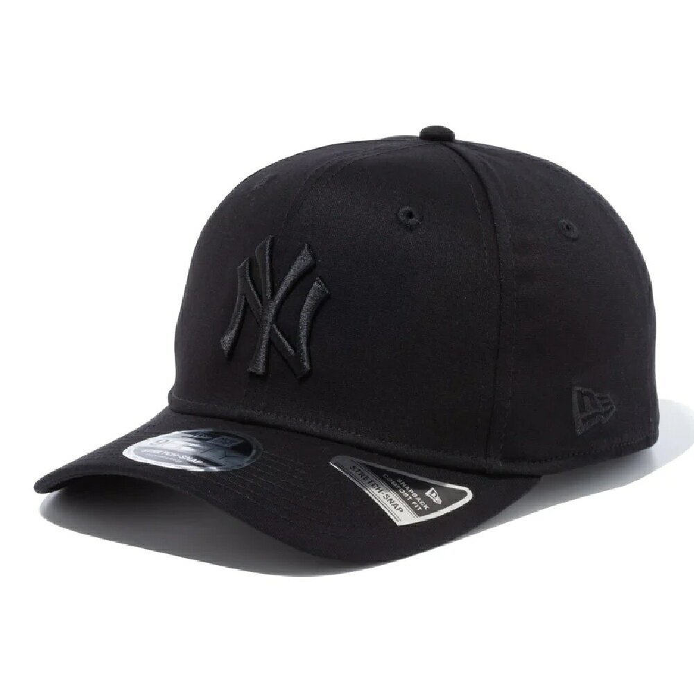 ニューエラ 9FIFTY ストレッチスナップ ニューヨーク ヤンキース ブラック ブラック ブラック 1個 New Era 950SS NEYYAN BLK BLK 23J NEW YORK YANKEES