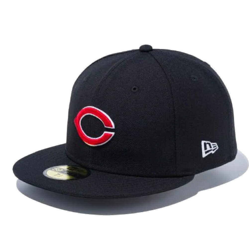 j[G 59FIFTY LmJ[v ubN bh ubN 1 New Era 5950 NPB HIRCAR BLK SWHI 23J HIROSHIMA CARP