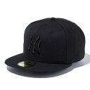 ニューエラ 59FIFTY ニューヨーク・ヤンキース ブラック ブラック ブラック 1個 New Era 5950 NEYYAN BLK BLK 23J NEW YORK YANKEES