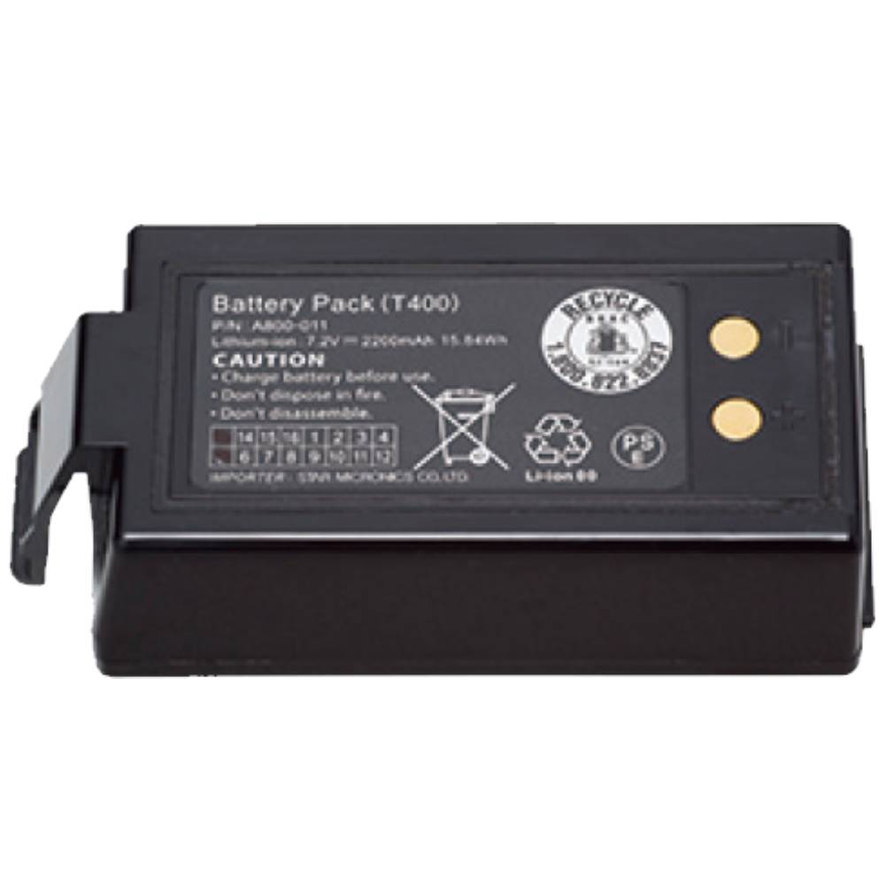 ̩ Хץ󥿡ץ SM-T400iб Хåƥѥå T4 ֥å Star Micronics Mobile Printer Option SM-T400i Compatible Lithium Battery Pack T4 Black