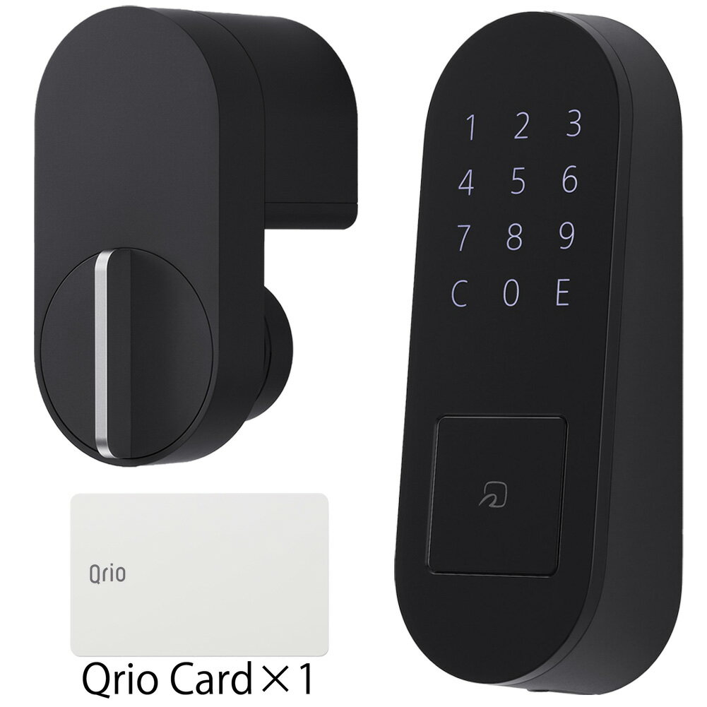 Qrio キュリオロック Q-SL2 セット(キュリオパッド付) ブラック Qrio lock Q-SL2 set (Qrio Pad) Blackのサムネイル