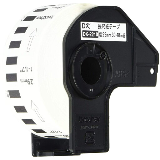 ブラザー 感熱式ラベルテープ 長尺紙テープ DKテープ DK-2210 ホワイト 幅29mm 30.48m巻 1巻 Brother Thermal Label Tape Long Paper Tape DK Tape Thermal Paper DK-2210 White width 29mm Length 30.48m 1 roll ブラザー 感熱式ラベルテープ 長尺紙テープ DKテープ DK-2210 ホワイト 幅29mm 30.48m巻 1巻 Brother Thermal Label Tape Long Paper Tape DK Tape Thermal Paper DK-2210 White width 29mm Length 30.48m 1 roll