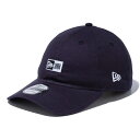 ニューエラ 9THIRTY ボックスロゴ ノンウォッシュコットン ネイビー ホワイト ネイビー 1個 New Era 930 BOXLOGO NVY WHI 23J NONE OSFM