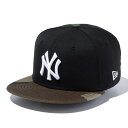 ニューエラ Youth 9FIFTY ニューヨーク・ヤンキース ブラック ホワイト ウッドランドカモバイザー ブラック ウッドランドカモ 1個 New Era YOUTH 950 NEYYAN BLK WCAMO SWHT 23J NEW YORK YANKEES YTH