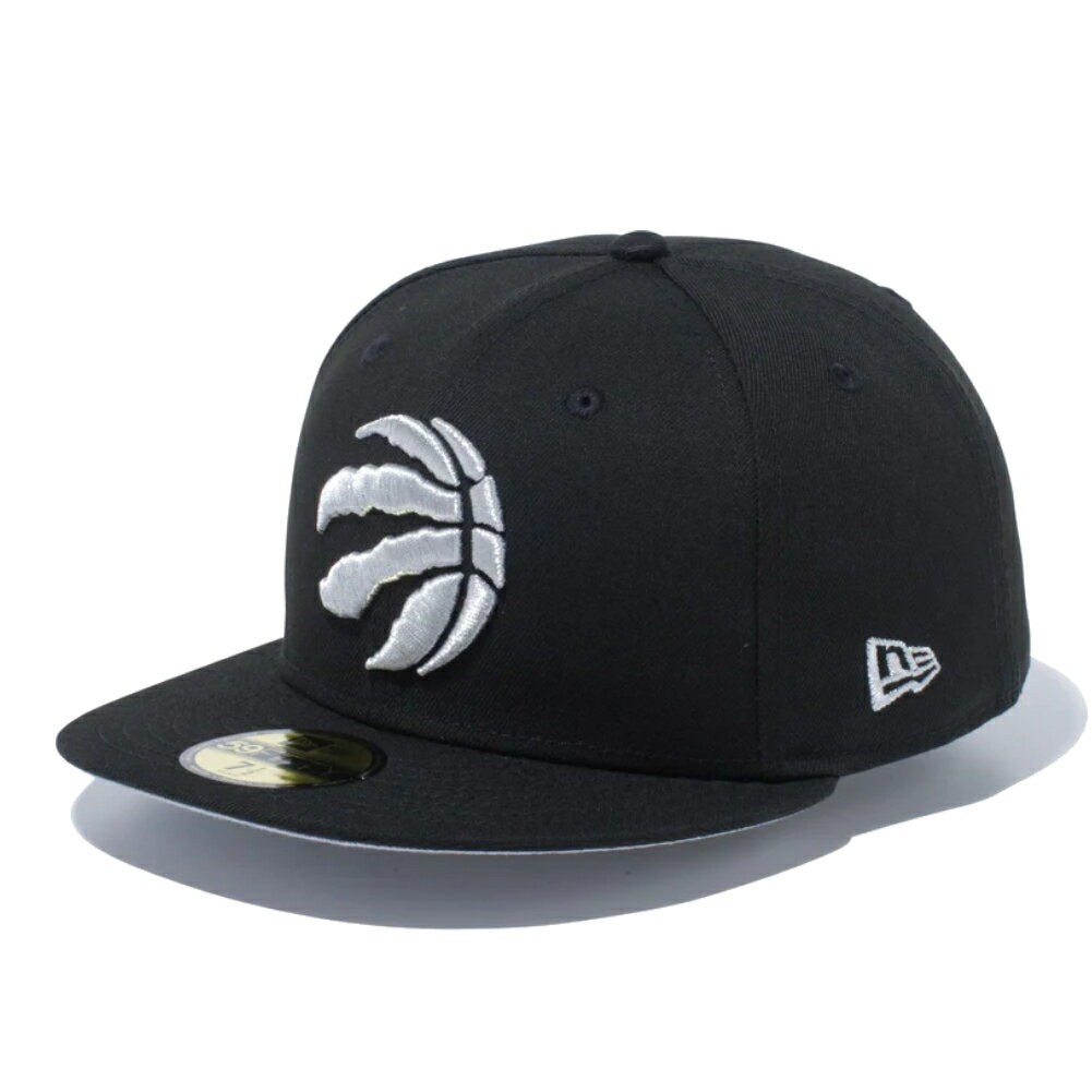 ニューエラ 59FIFTY トロント・ラプターズ ブラック チームカラー 1個 New Era 5950 TORRAP NBA BLK TEAM 23J TORONTO RAPTORS