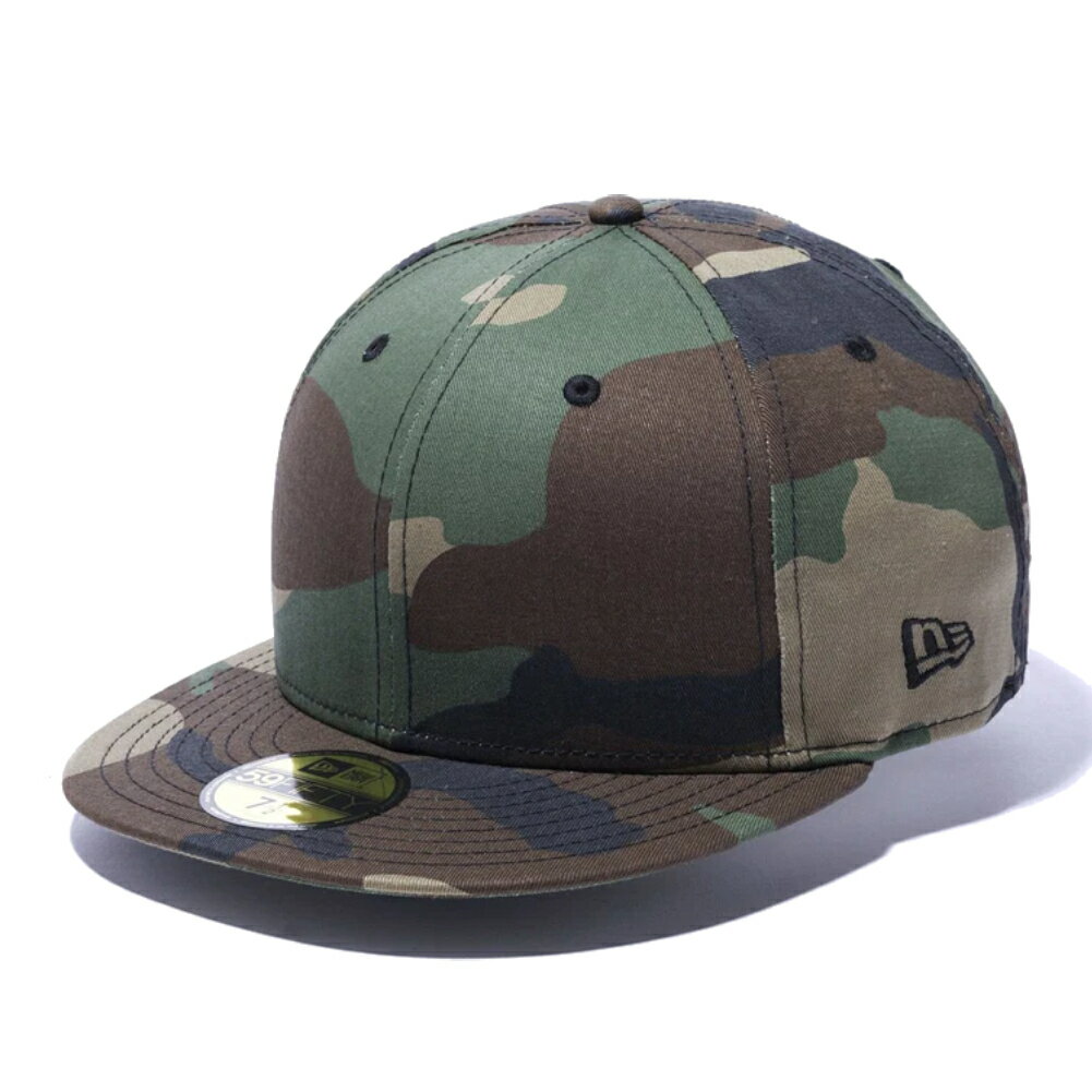 ニューエラ 59FIFTY ベーシック ウッドランドカモ ブラックフラッグ 1個 New Era 5950 BASIC WCAMO BLK 23J NONE