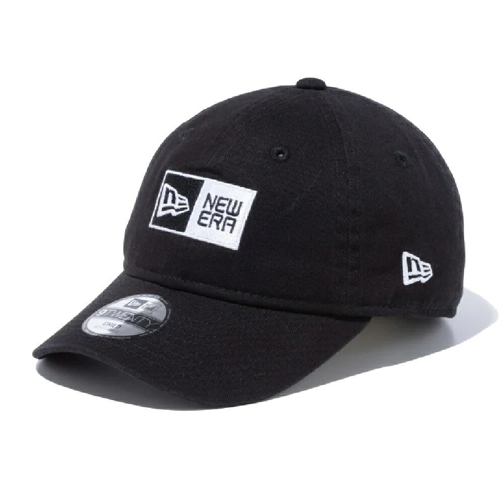 ˥塼 Child 9TWENTY åɥåȥ ܥå ϥɥå֥ ֥å ۥ磻 1 New Era CHILD 920 BOXLOGO BLK WHI 23J