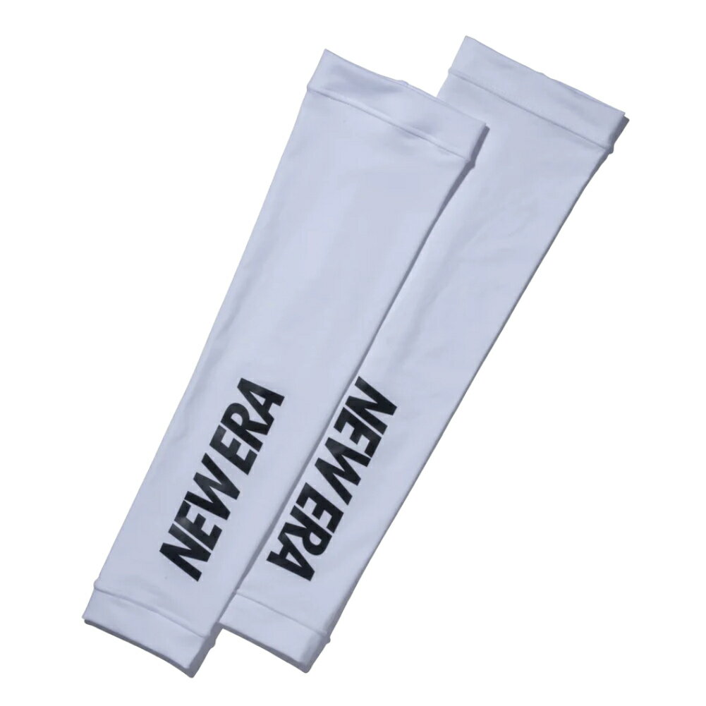 ニューエラ アームスリーブ ワードマークロゴ ホワイト ブラック ホワイト 1個 New Era ARM SLEEVES WORD MARK WHT BLK NONE