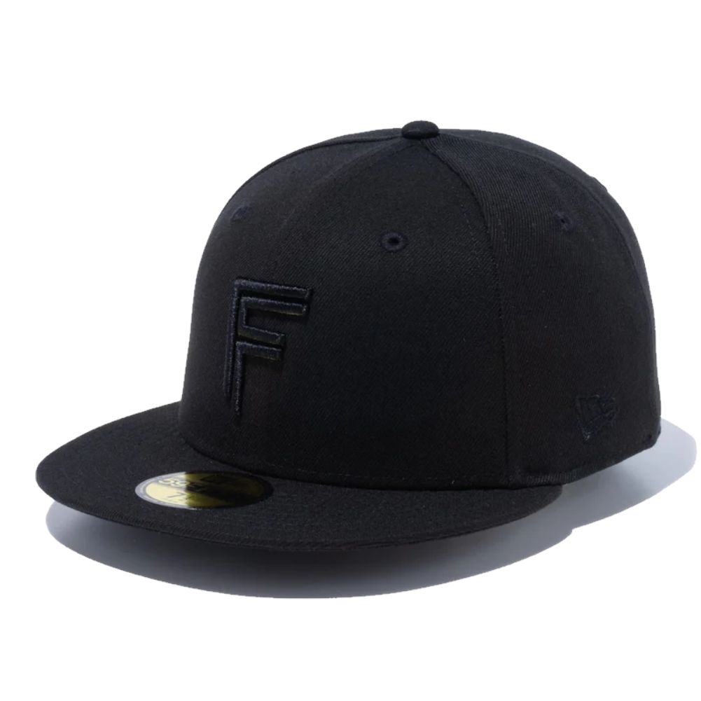 j[G 59FIFTY kC{nt@C^[Y ubN ubN 1 New Era 59FIFTY Hokkaido Nippon Ham Fighters Black Black 1pc