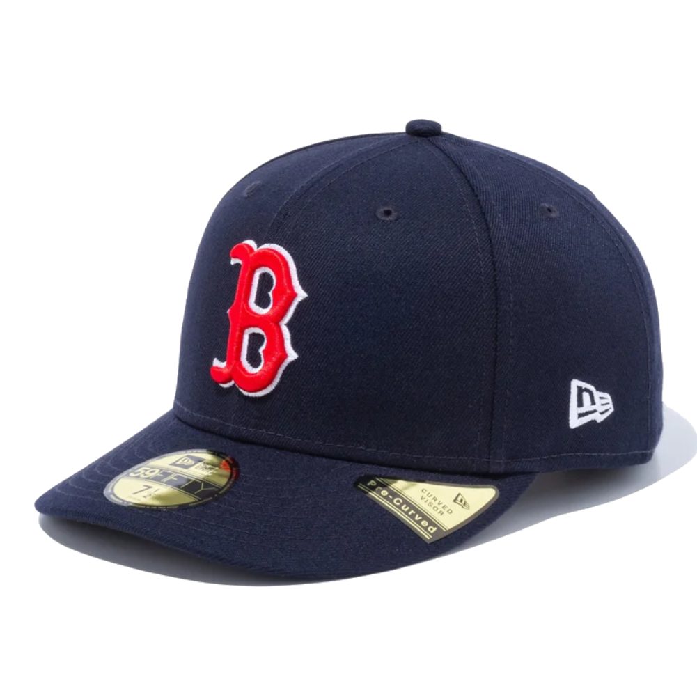 Rakuten - ニューエラ PC 59FIFTY ボストン・レッドソックス ネイビー ラディアントレッド ホワイト 1個 New Era PC5950 BOSRED NVY RRED 25J 1pc
