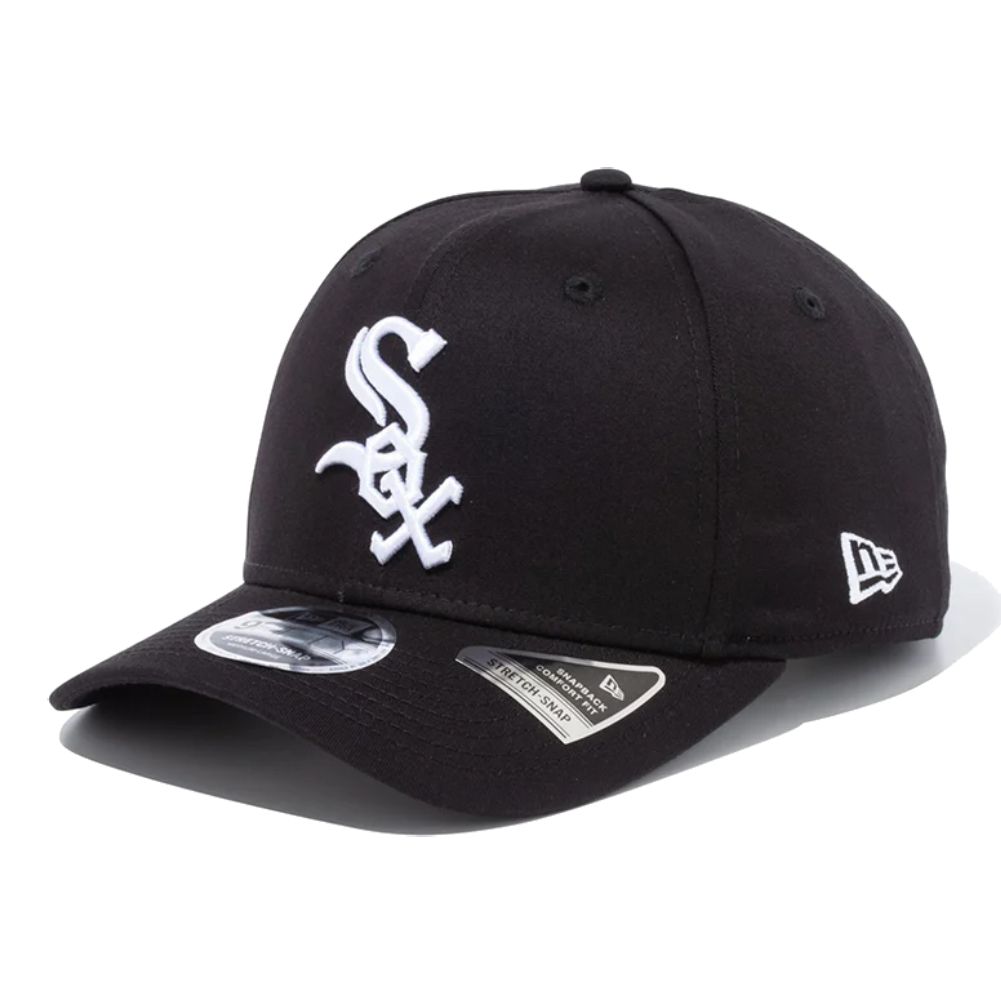 Rakuten - ニューエラ 9FIFTY ストレッチスナップ シカゴ・ホワイトソックス ブラック 1個 New Era 950SS CHIWHI BLK SWHI 25J 1pc