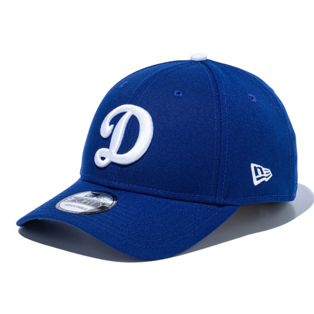 樂天商城 - ニューエラ 9FORTY ロサンゼルス・ドジャース Dロゴ ダークロイヤル OSFM (56.8-60.6cm) 1個 New Era 940 LOSDOD D DROY WHI 25J 1pc