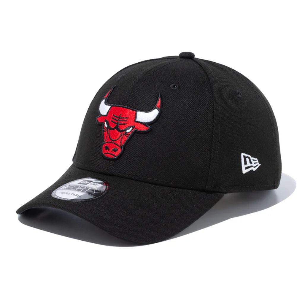 樂天商城 - ニューエラ 9FORTY シカゴ・ブルズ ブラック チームカラー OSFM (56.8-60.6cm) 1個 New Era 940 CHIBUL BLK TEAM 25J 1pc