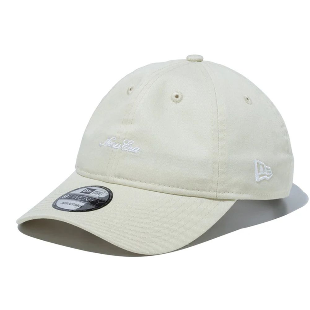 Rakuten - ニューエラ 9TWENTY スクリプトロゴ ウォッシュドコットン アイボリー ホワイト 1個 New Era 920 WASHED MNLOGO IVO WHI 25J 1pc