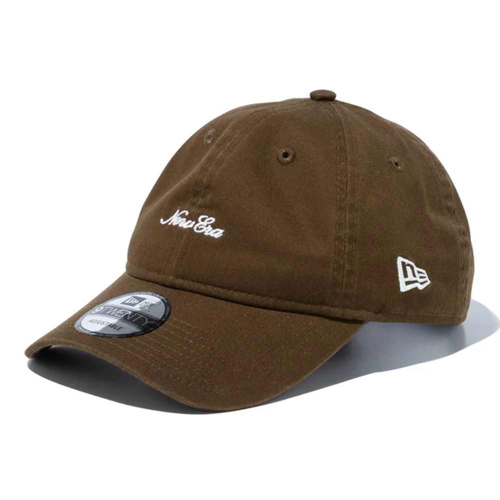 樂天商城 - ニューエラ 9TWENTY スクリプトロゴ ウォッシュドコットン ウォルナット ホワイト 1個 New Era 920 WASHED MNLOGO WLT WHI 25J 1pc