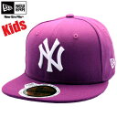 ニューエラ キッズ キャップ ホワイト ロゴ ニューヨーク ヤンキース スパークリング グレープ ホワイトNew Era Kids Cap WHITE LOGO New York Yankees Sparkling Grape White【あす楽対応_近畿】【あす楽対応_中国】【あす楽対応_四国】【あす楽対応_九州】