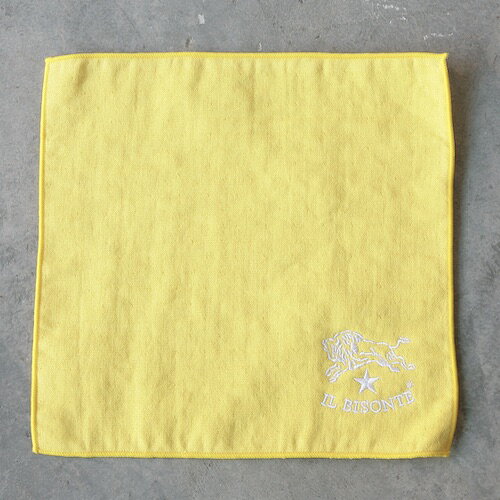 IL BISONTE (イルビゾンテ) ミニタオル (54242305185) レモンイエロー Lemon Yellow
