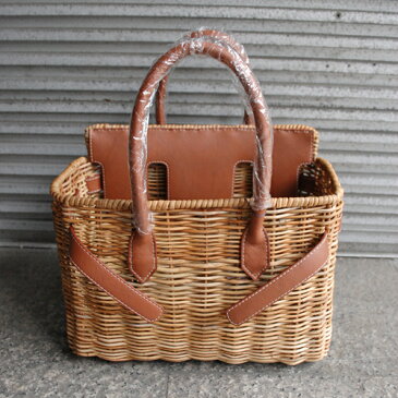 【ポイント10倍】SEA バスケットバッグM コニャック COGNAC (110519223) バーキン カゴバッグ