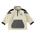 SEA(シー) CHIBI ”SEAVALLEY MOUNTAIN CLUB” FLEECE HALF ZIP PULLOVER キッズ フリース ハーフジップ OAT MILK オーツミルク 150723320