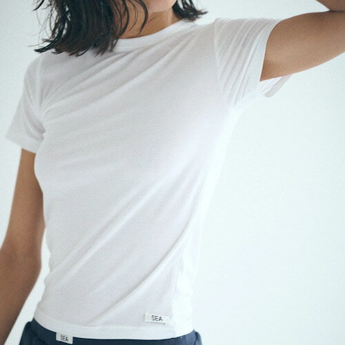 SEA(シー) BASIC PERFECT TEE ベーシック パーフェクトTシャツ MILK ミルク 110706018のサムネイル