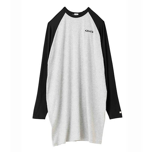 SEA(シー) LYOCELL BASEBALL DRESS リヨセル ラグラン ベースボール ドレス CHARCOAL チャコール 110706132 SEA(シー) LYOCELL BASEBALL DRESS リヨセル ラグラン ベースボール ドレス CHARCOAL チャコール 110706132