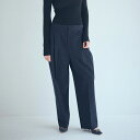 SEA(シー) SERGE WIDE TROUSERS サージ ワイドトラウザーズ ONYX オニキス 110706106