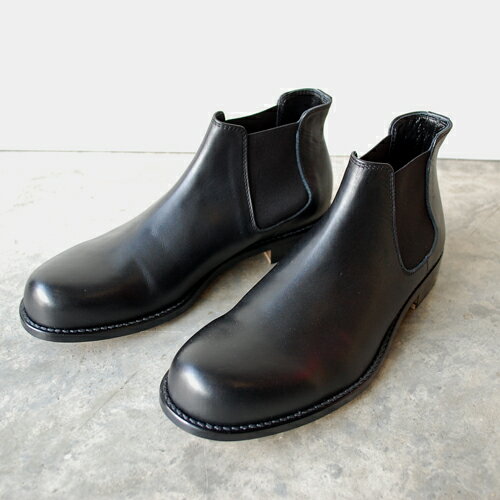  PADRONE パドローネ SIDE GORE BOOTS サイドゴアブーツ/ EDGAR エドガー BLACK ブラック PU8054-1126-23A 革靴 日本製 ビジネス　ギフト