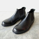 【ポイント10倍】【サイズ交換初回片道送料無料】 PADRONE パドローネ SIDE GORE BOOTS サイドゴアブーツ/ EDGAR エドガー BLAC...