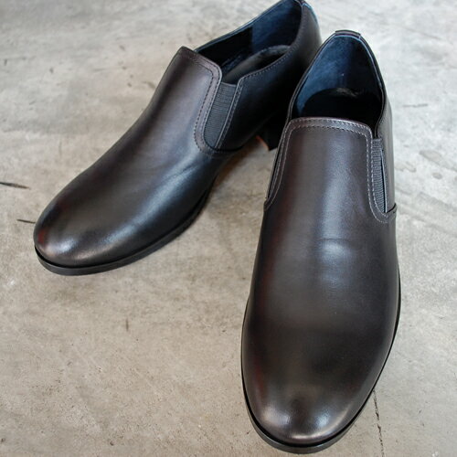 【ポイント10倍】【サイズ交換初回片道送料無料】 PADRONE パドローネ メンズ BL SIDE GORE SHOES (PU8394-2104-23A) BLACK ブラック サイドゴア 革靴 日本製 ビジネス　ギフト