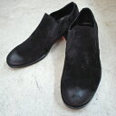  PADRONE パドローネ メンズ BL SIDE GORE SHOES (PU8394-2104-21C) BLACK SUEDE ブラックスウェード サイドゴア 革靴 日本製 ビジネス　ギフト