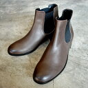 【ポイント10倍】 【サイズ交換初回片道送料無料】 PADRONE パドローネ メンズ BL SIDE GORE BOOTS (PU8394-1101-21A) ASH BROWN アッシュブラウン 革靴 日本製 ビジネス ギフト