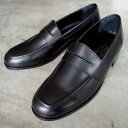 【ポイント10倍】 【サイズ交換初回片道送料無料】PADRONE(パドローネ) BL LOAFERS (PU8395-2301-22C) ブラック BLACK ローファー 革靴 日本製 ビジネス　ギフト