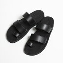 【ポイント10倍】【サイズ交換初回片道送料無料】 PADRONE(パドローネ) PU2308-3204-22C STRAP SANDALS ストラップサンダル BLACK ブラック メンズ ギフト