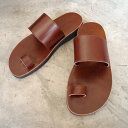 【ポイント10倍】 【サイズ交換初回片道送料無料】 PADRONE(パドローネ) PU5359-3203-17B STRAP SANDAL / DIEGO ストラップサンダル D.BROWN ダークブラウン 革靴 メンズ ギフト