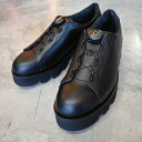 【ポイント10倍】【サイズ交換初回片道送料無料】 PADRONE パドローネ PU8759-2007-22A DERBY SHOES(FREE LOCK) with Chunky Sole ブラック BK メンズ　日本製　革靴　チャンキー　ギフト