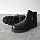 【ポイント10倍】【サイズ交換初回片道送料無料】 PADRONE パドローネ PU8054-1143-23C INNERGORE BOOTS with Chunky Sole ブラック BK サイドゴアブーツ　ギフト