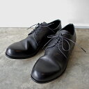   PADRONE パドローネ メンズ DERBY PLAIN TOE SHOES / JACK ジャック BLACK ブラック PU7358-2001-23A ダービープレーントゥ 革靴 日本製 ビジネス　ギフト