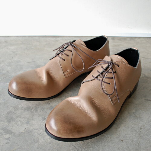 【ポイント10倍】 【サイズ交換初回片道送料無料】 PADRONE パドローネ メンズ DERBY PLAIN TOE SHOES / JACK ジャック ASH GRAY アッシュグレー PU7358-2001-23A ダービープレーントゥ 革靴 日本製 ビジネス　ギフト