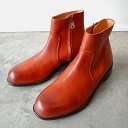【ポイント10倍】 【サイズ交換初回片道送料無料】 PADRONE パドローネ SIDE ZIP BOOTS / RAUL ラウル CAMEL キャメル PU7...