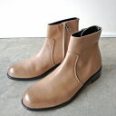 【ポイント10倍】 【サイズ交換初回片道送料無料】 PADRONE パドローネ SIDE ZIP BOOTS / RAUL ラウル ASH GRAY アッシュグレー PU7358-1118-23A 革靴 日本製 ビジネス メンズ　ギフト 1