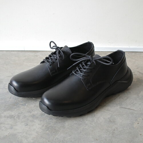 【ポイント10倍】【サイズ交換初回片道送料無料】 PADRONE(パドローネ) HB DERBY SHOES ブラック BLACK (PU5311-2001-23A) 日本製 本革 メンズ　日本製　革靴　ギフト　軽量