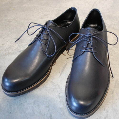   PADRONE パドローネ PU7358-2033-16A DERBY PLAIN TOE SHOES (WATER PROOF LEATHER) ダービープレーントゥシューズ / JACK 8 ブラック 革靴 日本製 ビジネス　ギフト