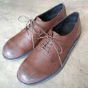 【ポイント10倍】【サイズ交換初回片道送料無料】 PADRONE パドローネ メンズ DERBY PLAIN TOE SHOES / NICOLO ニコロ DA...