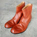   PADRONE(パドローネ) メンズ バックジップブーツ BACK ZIP BOOTS エドワード EDWARD PU7885-1101-11C CAMEL キャメル 革靴 日本製 ビジネス　ギフト