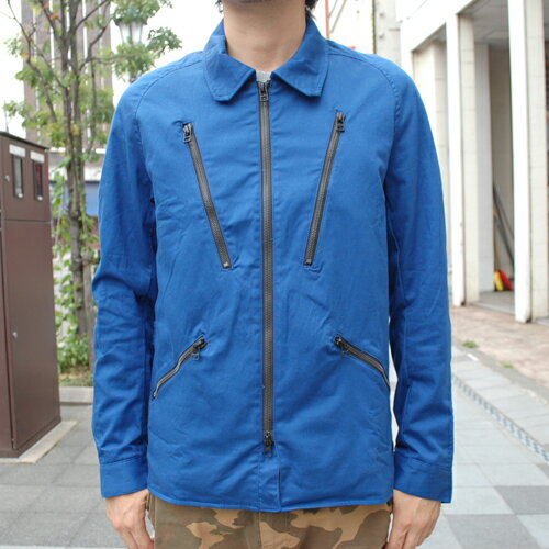 ナリフリ narifuri NF2082 綿麻ストレッチサイクルジャケット BLUE ブルー ナリフリ narifuri NF2082 綿麻ストレッチサイクルジャケット BLUE ブルー
