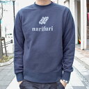 narifuri ナリフリ NF1116 スーベニアスウェットシャツ NAV ネイビー(4)