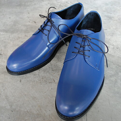   ARCOLLETTA PADRONE(アルコレッタパドローネ) AP8565-2013-23A DERBY PLAIN TOE SHOES / LEONE ネイビー NAVY 革靴 メンズ　ギフト