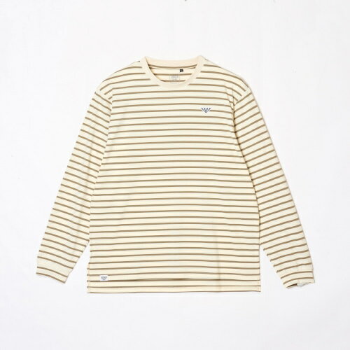 【JINGER】ユニセックス・ランニングロングスリーブTシャツ【J-5010/WHT×KAK】