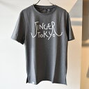 【JINGER】ユニセックス ランニングロゴTシャツ【J-1028/CHC】(4)